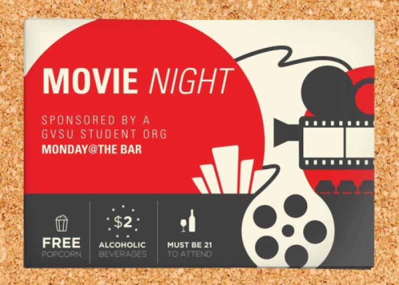 Example poster design that is not approved for posting